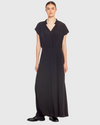 juliette hogan sevilla dress (luxe sheen wool) black