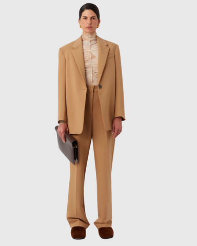 juliette hogan cleo trench (soft twill suiting) taupe