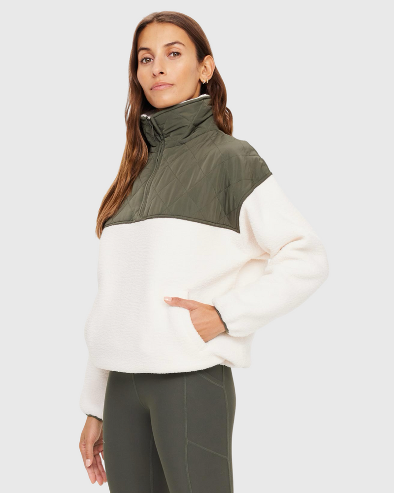 the upside aster pullover ivory