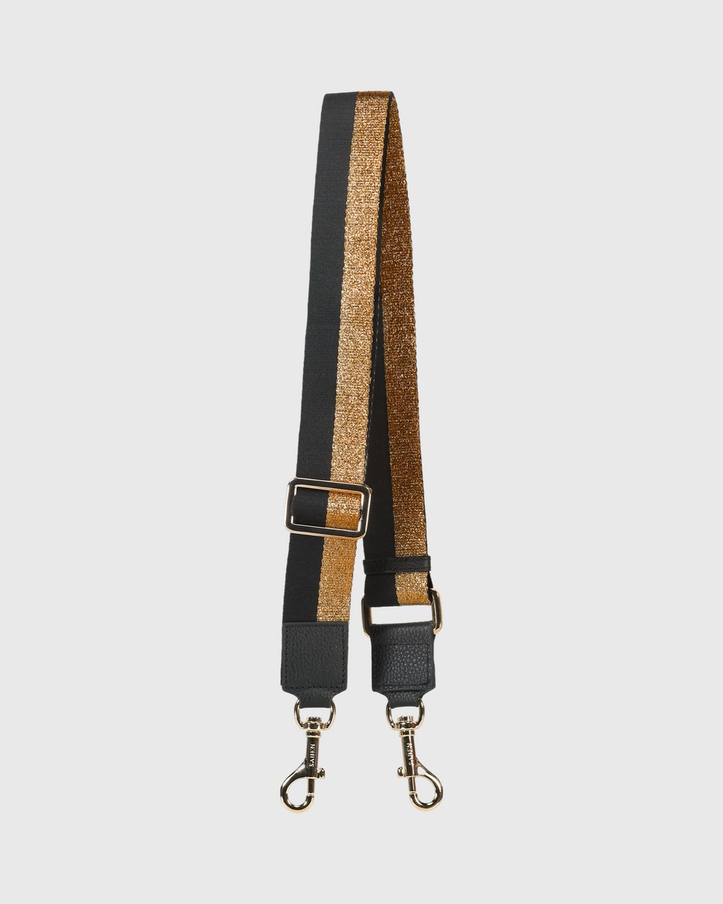 saben feature webbing strap bronze + black stripe