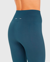 the upside form seamless 25in midi pant pool