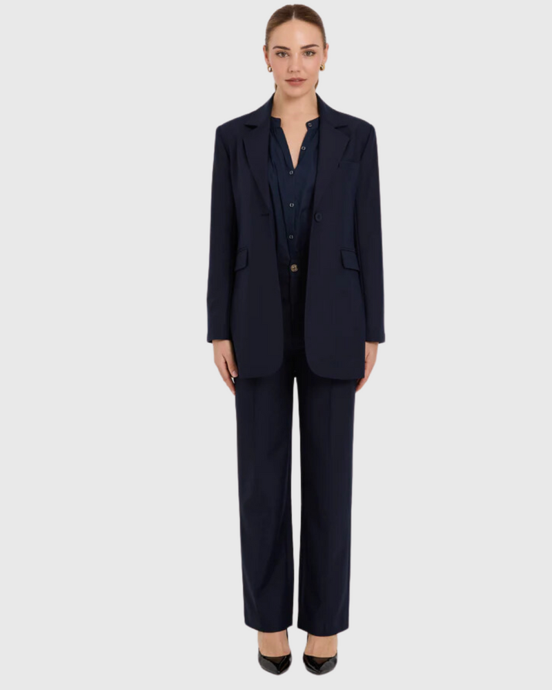 tuesday base pant navy suiting
