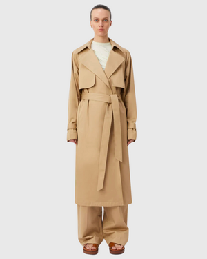 camilla and marc mika trench coat fawn