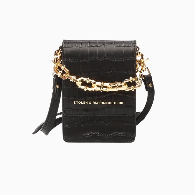 stolen girlfriends club on tour bag matte black/gold