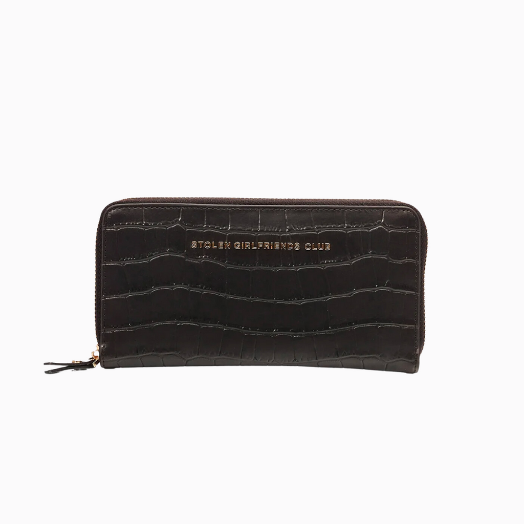 stolen girlfriends club big trouble wallet matte black/gold