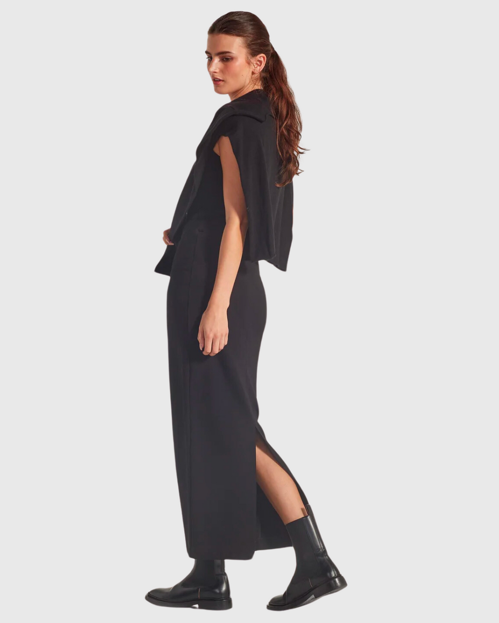 juliette hogan viola skirt (ponti) black