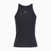 one teaspoon fine rib singlet black