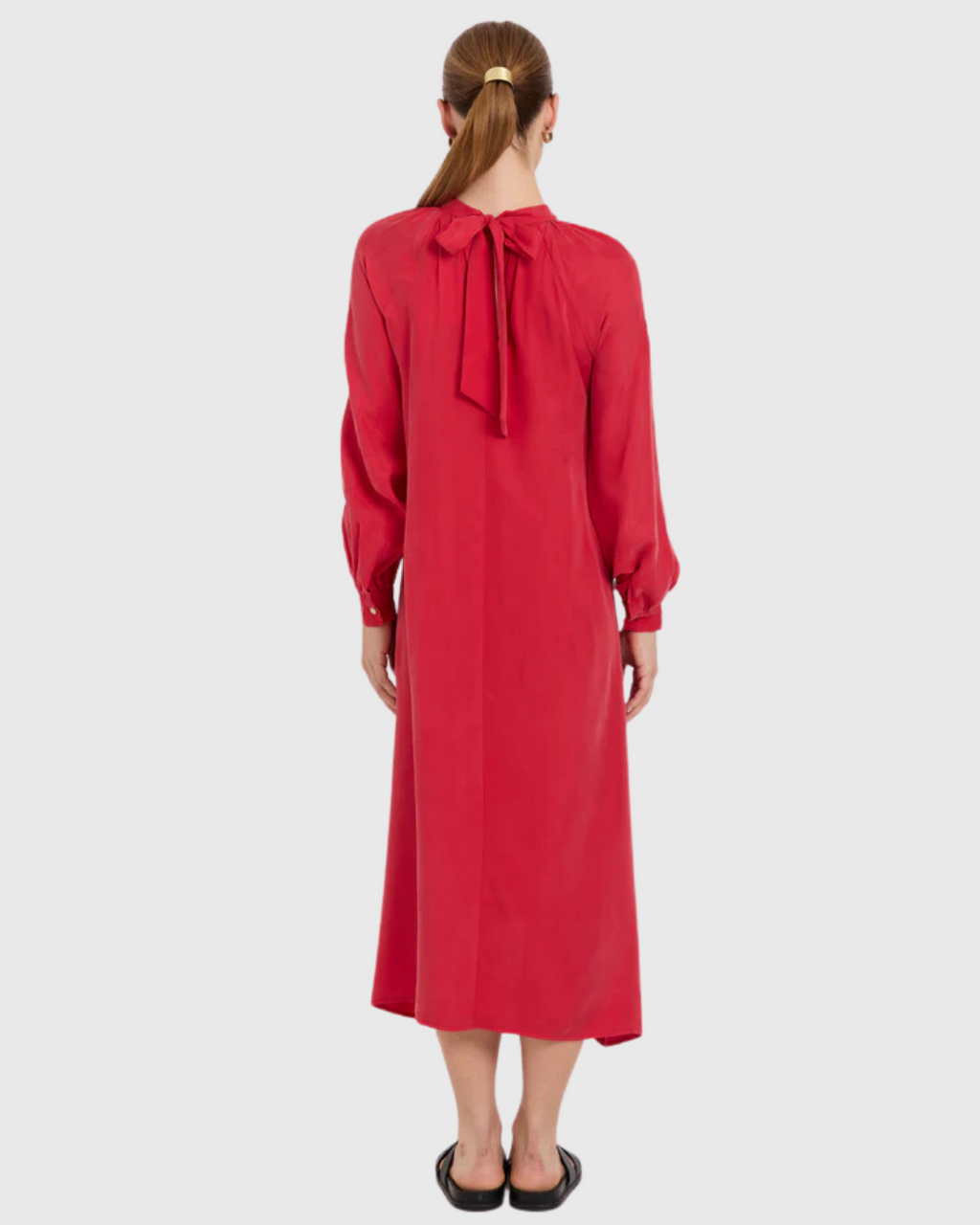 tuesday elsie dress raceday red