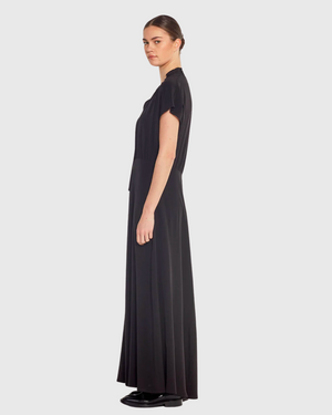 juliette hogan pamela dress (silk cdc) black
