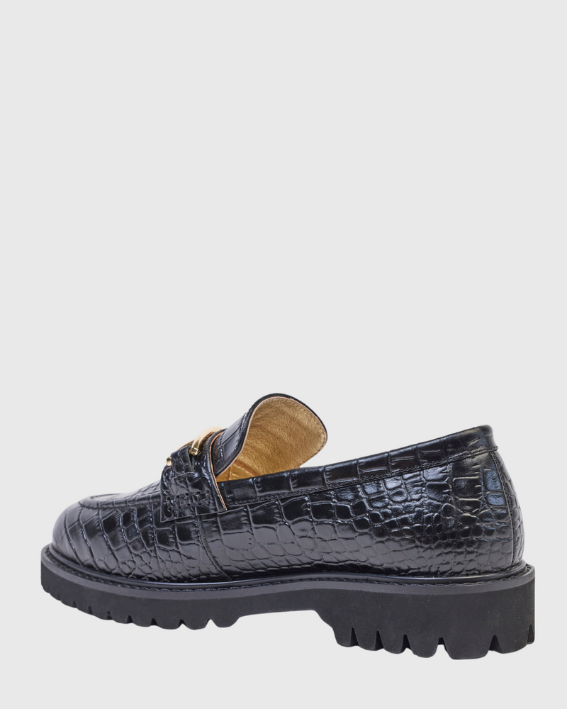 mw by kathryn wilson manea loafer black croc