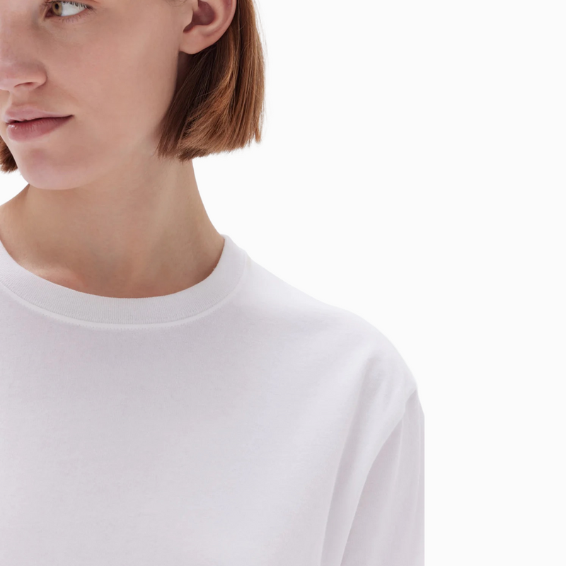 assembly label organic base tee