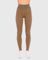 the upside ribbed seamless 28in pant khaki