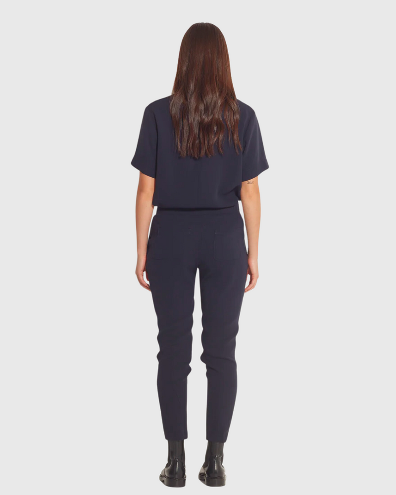 juliette hogan malfoy pant (luxe suiting) navy
