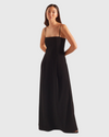 juliette hogan dua dress (crepe suiting) black