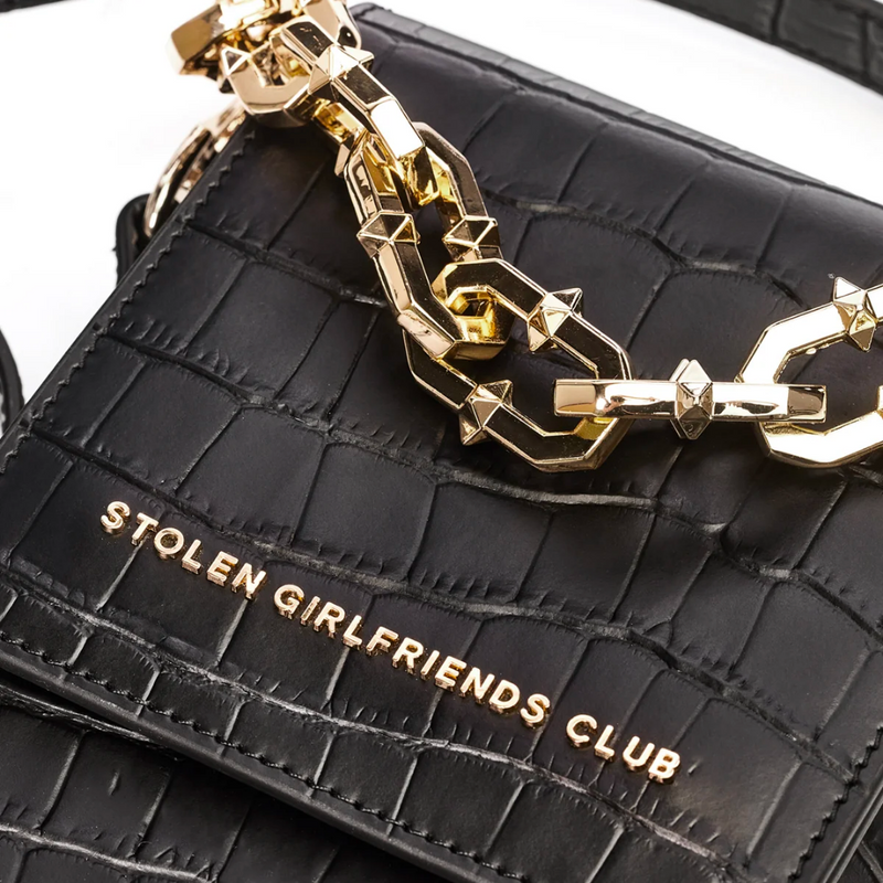 stolen girlfriends club on tour bag matte black/gold