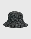 c&m jaycee printed bucket hat black