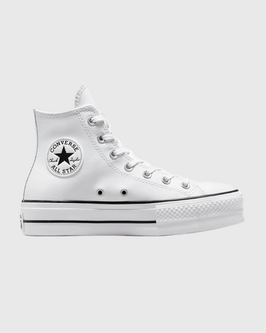 converse leather low lift white
