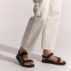 la tribe elke braided sandal black