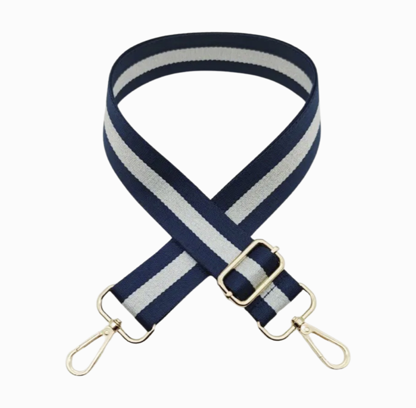 stripe bag strap