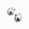 silver small drop earrings