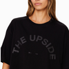 the upside laura tee black
