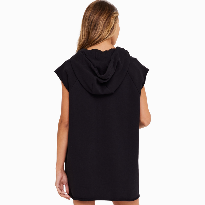 the upside recovery hoodie black