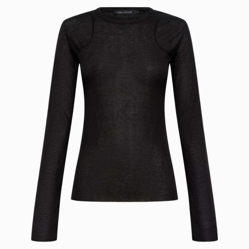 camilla and marc pia long sleeve racer top