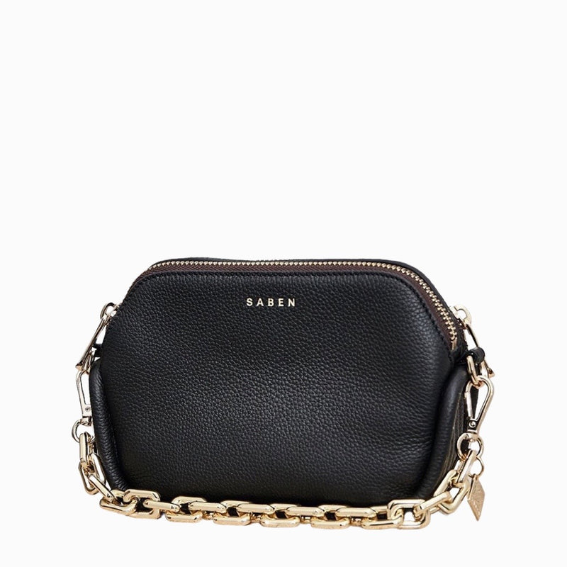 saben feature gold chunky chain handle