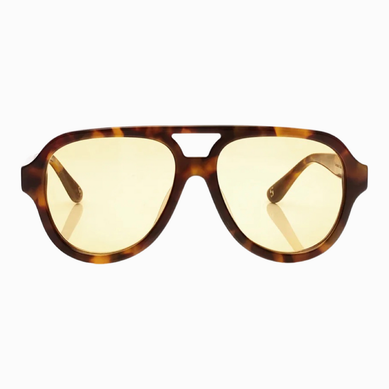 stolen girlfriends club nevada sunglasses tortoise/yellow lense